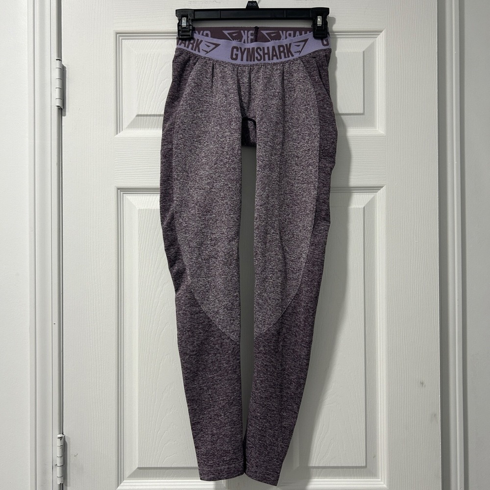Gym Shark Leggings Women's XS/Small Flex Low Rise‎ Purple Yoga Workout Pants